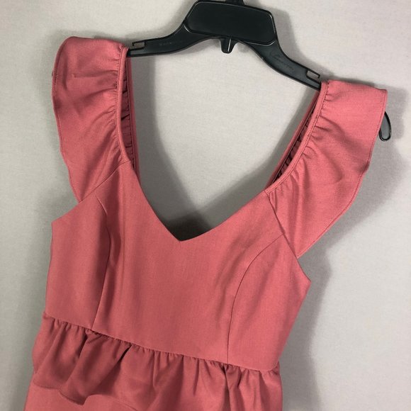 Gianni Bini Womens Deco Rose Peplum Jumpsuit Size Small - Picture 4 of 11